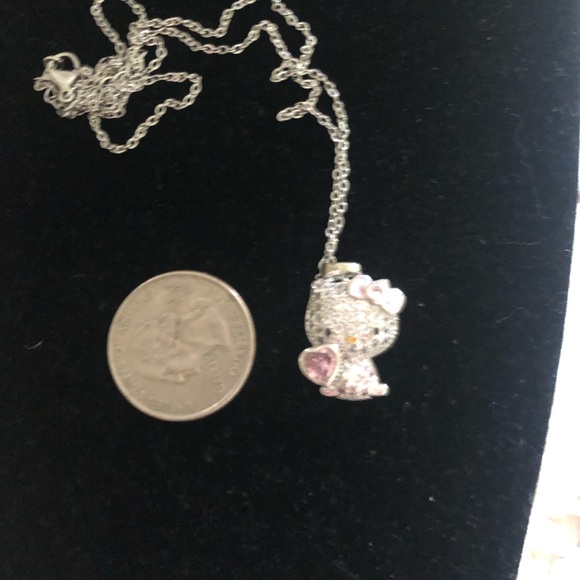 NWT Swarovski Elements Hello Kitty Necklace - Picture 11 of 12